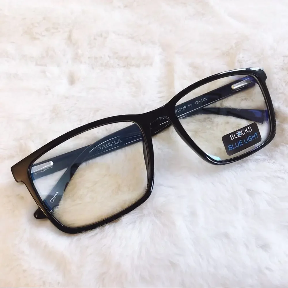 Elena Black Computer Blue Light Glasses